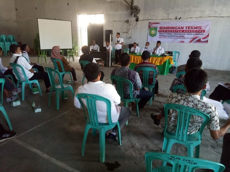 Pelatihan/Peningkatan Kapasitas Perangkat Desa dan BPD Desa Jorok Kec. Utan